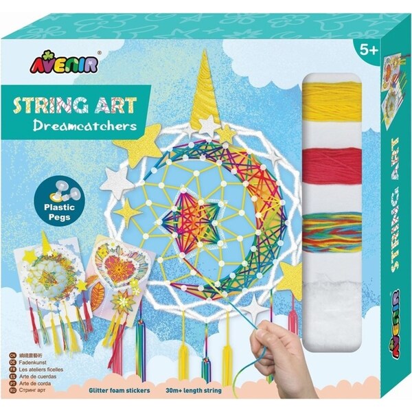 Avenir String Art Dream Catcher Kids/Children Craft Kit Fun Activity Toy 5y+