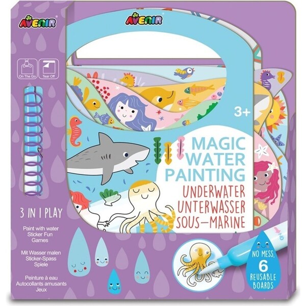 Avenir Magic Water Painting Underwater Creative Art/Craft Kids Activity Kit 3y+