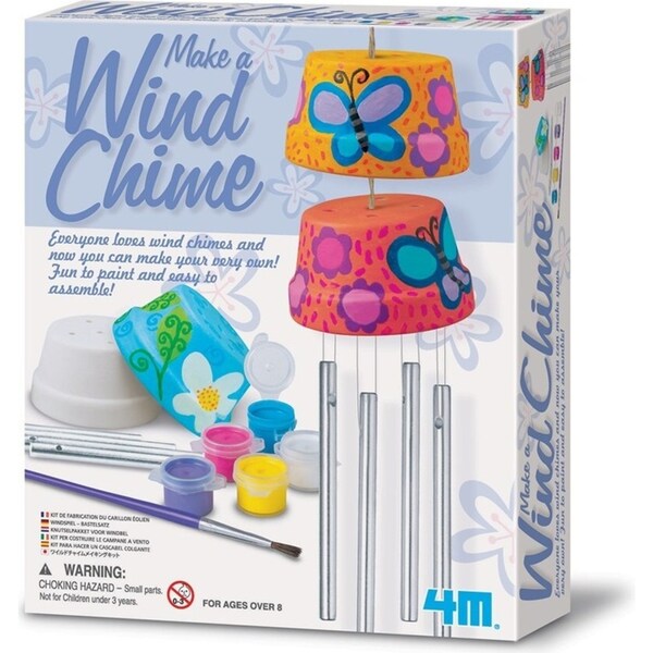 4M Creative Craft Make a Windchime Kids/Children Paint Your Own Art/Craft 8y+