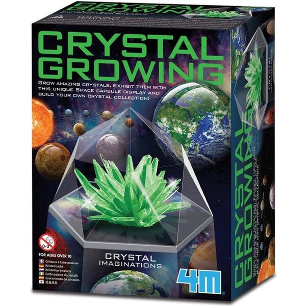 4M Crystal Growing Kit Space Gem Educational Kids/Toddler Fun Toy 10y+ Green