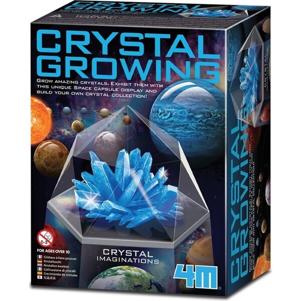 4M Crystal Growing Kit Space Gem Educational Kids/Toddler Activity Toy 10y+ Blue