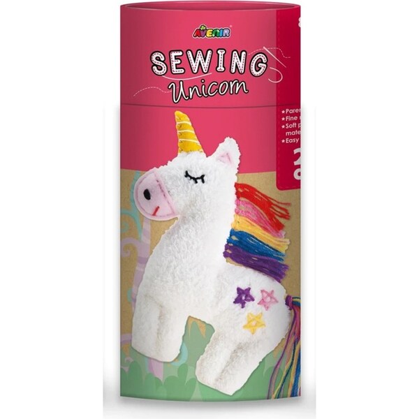 Avenir Sewing Kit Soft Plush Doll Unicorn Kids/Children Fun Craft Activity 6y+