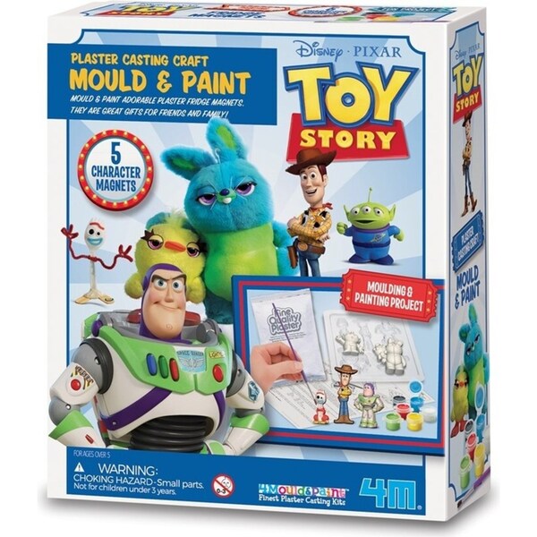 4M Disney PIXAR Mould & Paint Toystory Art/Craft Kids/Toddler Activity Kit 5y+