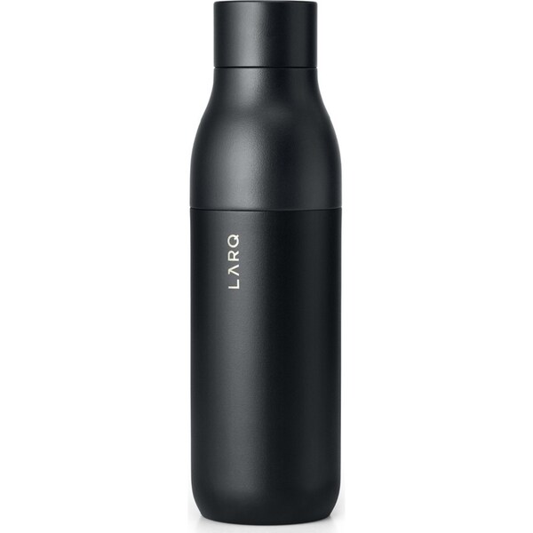 LARQ Insulated Double Wall Metal Water Drink Bottle Obsidian Black 740ml/25oz
