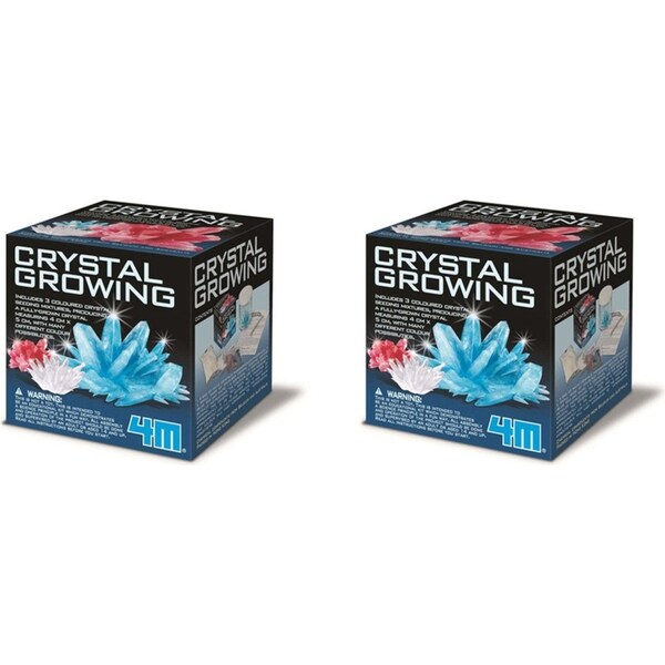 2x 4M Crystal Growing Kit Educational Art/Craft Kids/Toddler Activity Toy 10y+