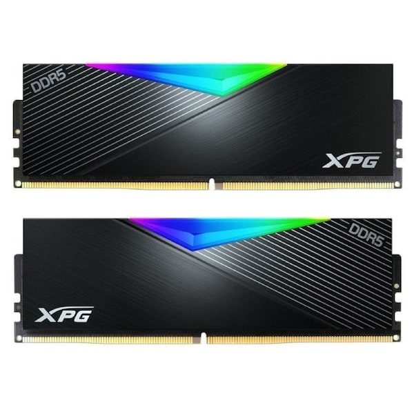Adata XPG 32GB 2x16GB LANCER RGB DDR5 6000Mhz DRAM MODULE Desktop Memory Black [AX5U6000C3016G-DCLARBK]