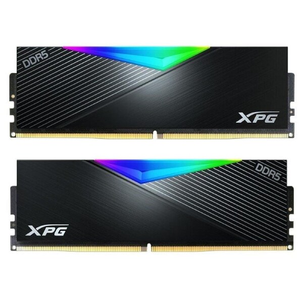 Adata XPG 32GB 2x16GB LANCER RGB DDR5 6400Mhz DRAM MODULE Desktop Memory Black [AX5U6400C3216G-DCLARBK]