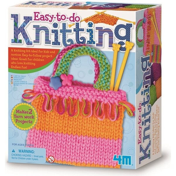 4M Easy to Do Knitting Art/Craft Kids/Children Fun Activity DIY Project 8y+