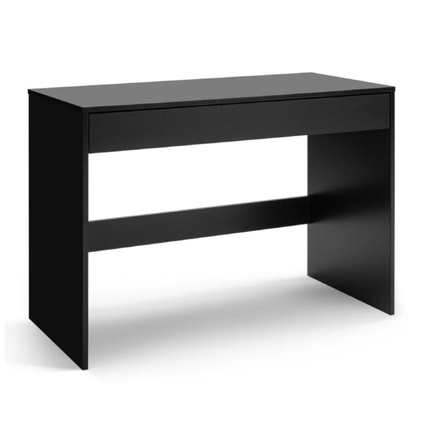 Design Square Marias Computer Study Home Office Desk W/ 1-Drawer - Black