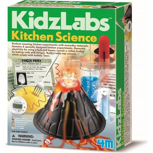 4M KidzLabs Kitchen Science Kids/Children Learning Educational Activity Toy 8y+