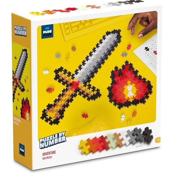 250pc Plus-Plus Puzzle by Number Adventure Build/Create Kids Creative Toy 5y+