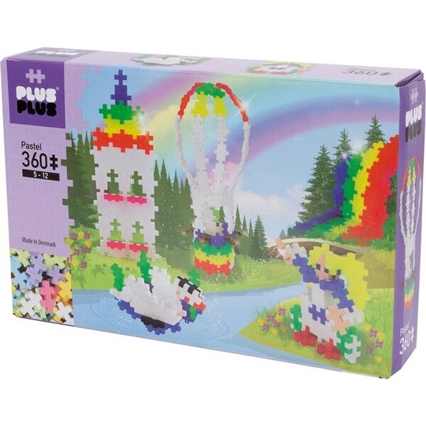 360pc Plus Plus Pastel Hot Air Balloon Creativity Puzzle Kids/Toddler Toy 5y+