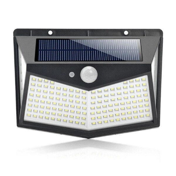 212 LED Solar Powered PIR Motion Sensor Light Garden Outdoor Security Lights