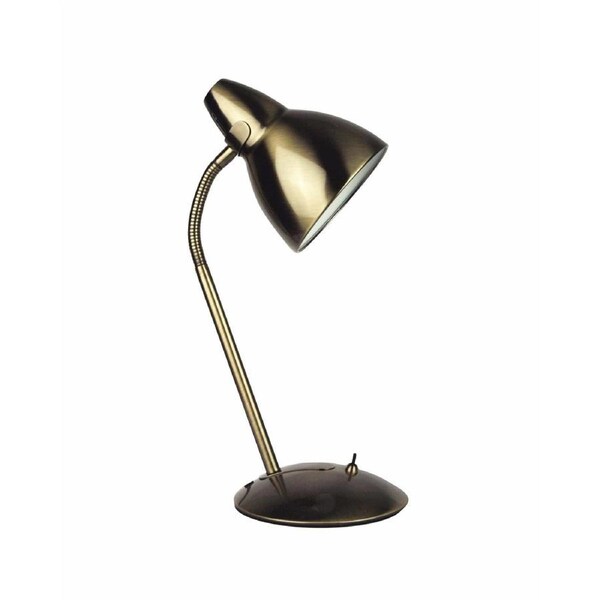 TRAX Classic Gooseneck Task Lamp Antique Brass
