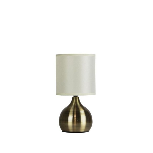 LOTTI ON / OFF Touch Lamp in Antique Brass Finish
