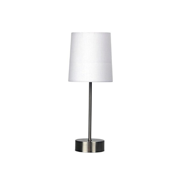 Lancet ON-OFF Touch Lamp White Shade