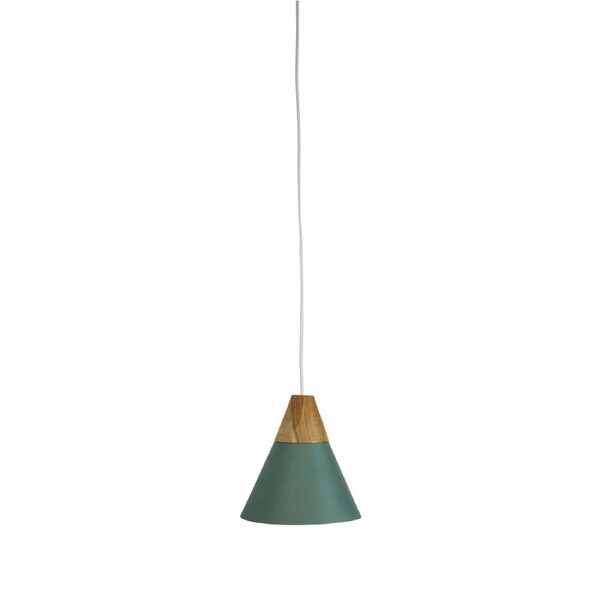 TRIGO.20 Stylish Conical Green Pendant