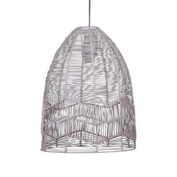 SERANG 35 White Cane Pendant Shade Only