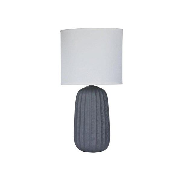 BENJY.25 Grey Ceramic Table Lamp