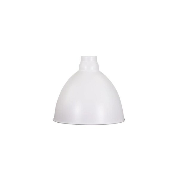 DAWSON.25 25cm White Barn Style Metal Shade