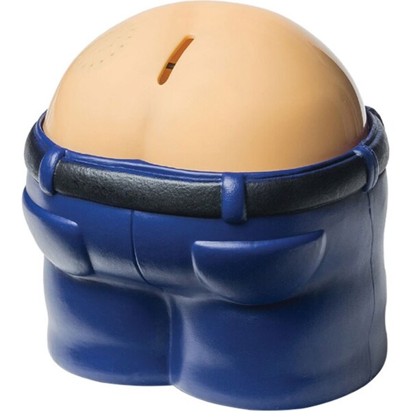 Bigmouth The Fanny Bank Counting Money Storage/Coin Saver w/ Fart Sounds Blue
