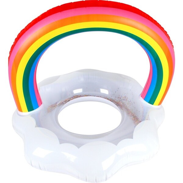 Airtime 85x75cm Inflatable Rainbow Tube Pool/Beach Floating Kids/Children Toy