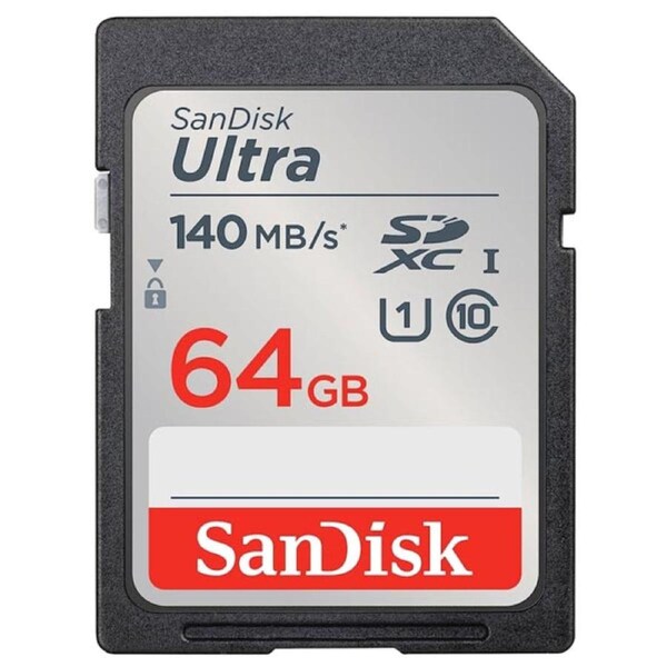 SanDisk 64GB Ultra SDXC UHS-I Card