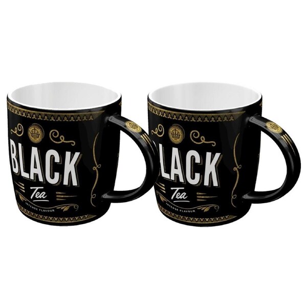 2x Nostalgic Art Ceramic Mug Black Tea/Coffee Drinking Cup Home/Dining Drinkware