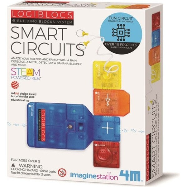 4M Logiblocs Smart Circuits Educational Kids/Toddler Learning Activity Toy 5y+