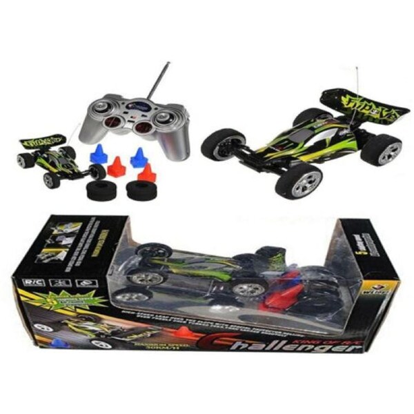 WL Toys King of RC Ages 5+ Toy Challenger IR Remote Control Car Mini Buggy Race