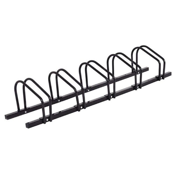 5 Bike Floor Parking Rack Instant Storage Stand Bicycle Cycling Portable A