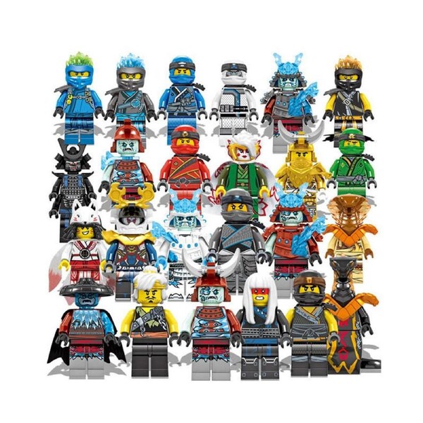 Nevenka Set of 24 Pcs Block Toys Minifigures Assembled Building Puzzle for 6+