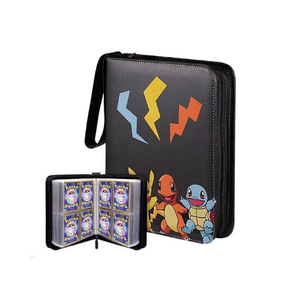 Nevenka Binder for Cartoon Cards with 4 Pocket 50 Pages for Game Card Pack