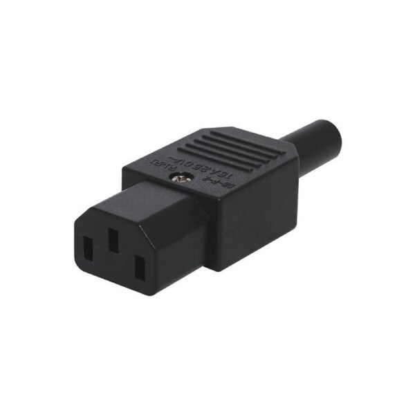 C13 IEC 10A Mains Rewireable Socket
