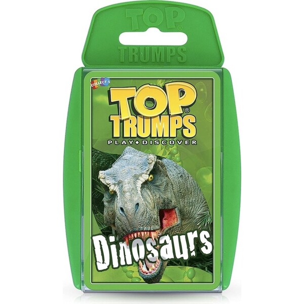 Dinosaurs 14cm Top Trumps Card Quiz Card Game Fun Kids/Children Activity Toy 5y+