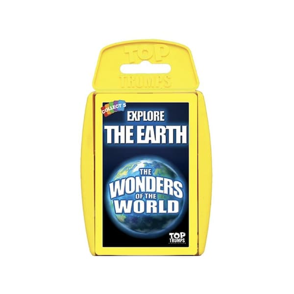 The Wonders of the World 14cm Top Trumps Card Game Fun Kids/Children Toy 5y+