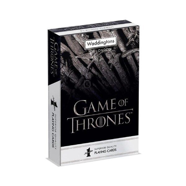 Game of Thrones Waddingtons 6X9cm Classic Playing/Poker Cards Activity Game 18+