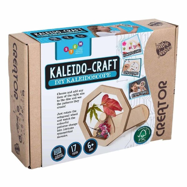 Heebie Jeebies Creator Kaleido Craft Kids Science/Educational Wooden Toy Set 6+