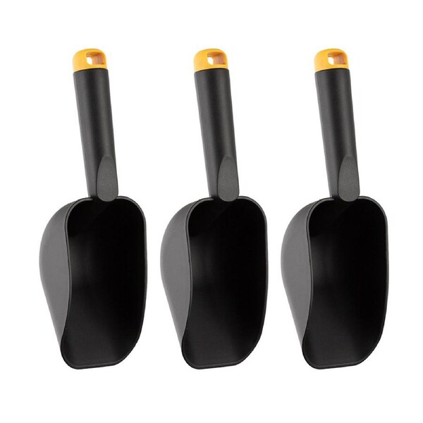 3x Gardenmaster Lightweight Scoop Polypropylene Garden Potting/Spreading Soil