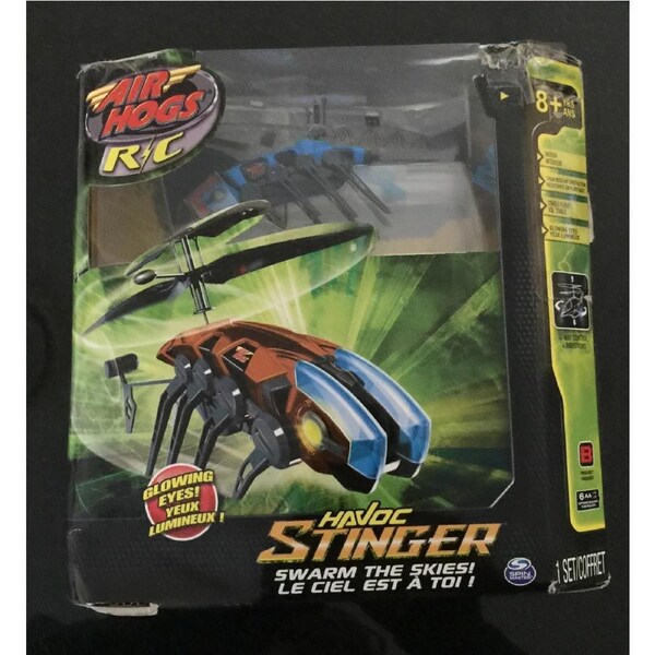 Air Hogs Havoc Stinger RC IR Helicopter Ages 8+ Toy Radio Remote Control Plane