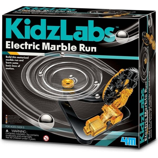 4M KidzLabs Electric Marble Run Educational Kids/Toddler Fun Activity Toy 5y+