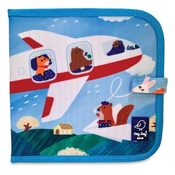 Jaq Jaq Bird Doodle It & Go Erasable Book Airplanes Kids Art Activity Kit 3y+