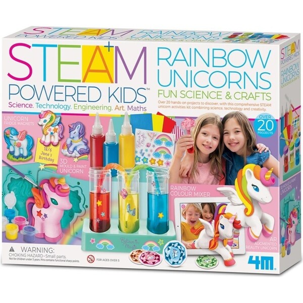 4M Steam Powered Kids Rainbows & Unicorns Kids/Toddler Art/Craft Activity 5y+