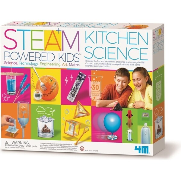 4M Steam Deluxe Kitchen Science Fun Educational Kids/Toddler Activity Toy 8y+