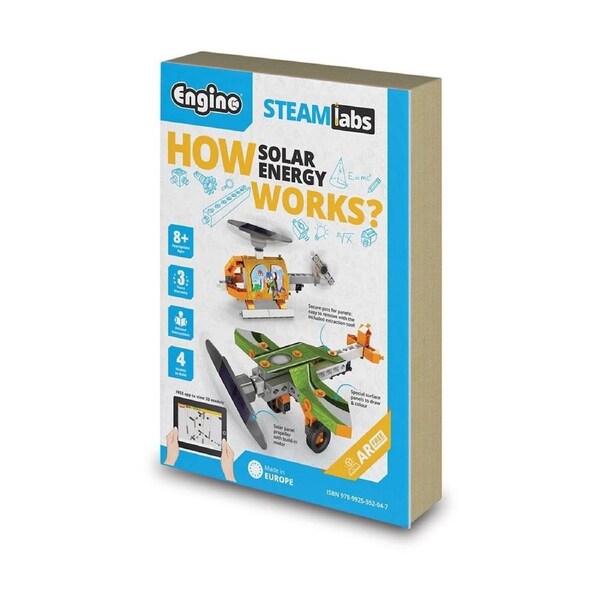 Engino STEAM Labs How Solar Energy Works Kids/Children Snap-on Learning Toy 8y+