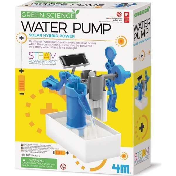 4M Green Science Water Pump Educational Kids/Toddler Learning Activity Toy 5y+