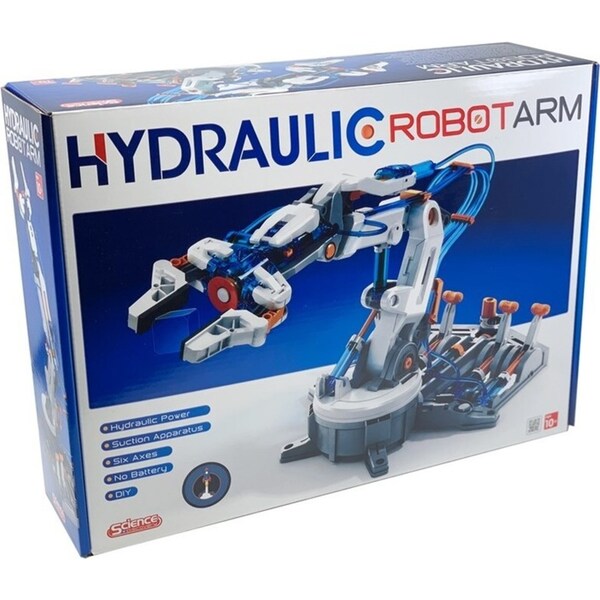 229pc Johnco Hydraulic Robot Arm System DIY Water Powered Kids Learning Toy 10y+