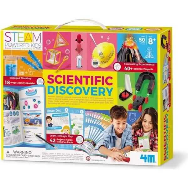 4M Scientific Discovery Kit Kids Experiment/Magic Learning Activity Toy 8y+