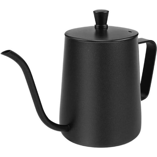 350ml Pour Over Coffee Kettle, Stainless Steel Gooseneck Long Narrow Drip Spout Coffee Maker Tea Pot