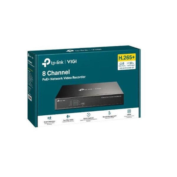 TP-LINK VIGI NVR1008H-8P VIGI 8 Channel PoE+ Network Video Recorder